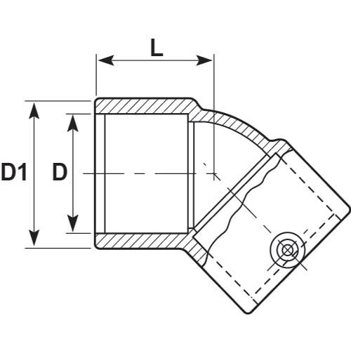 Electrofusion Elbows 45 Degree