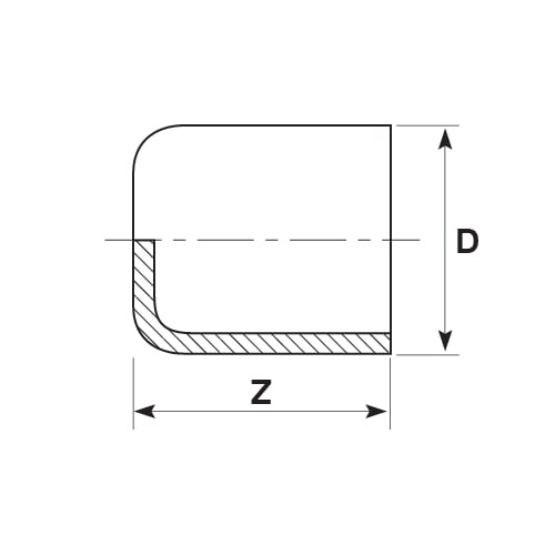 Long Spigot End Caps