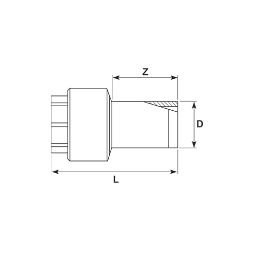 Female BSP Threaded Adaptors PE100/Brass