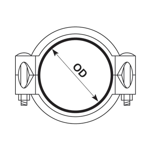 Galvanised Shouldered Couplings