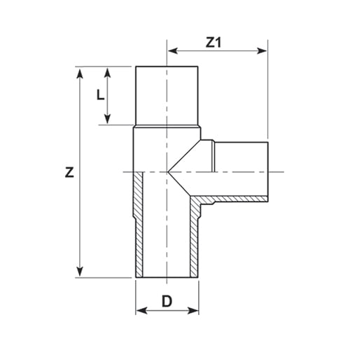 PN25 Moulded Equal Tees