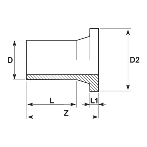 Long Spigot Stub Flanges