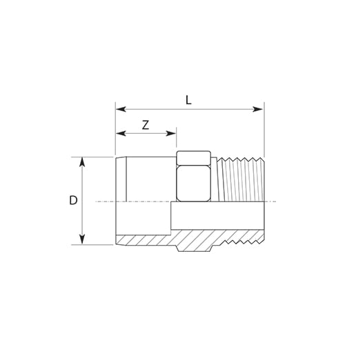 PE100 Male BSP Threaded Adaptors