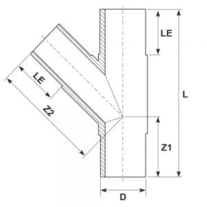 45 Degree Moulded Junctions