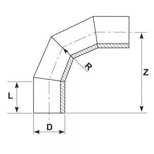 Segmented Bends 90 degree